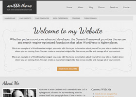 image of the Scribble theme for WordPress