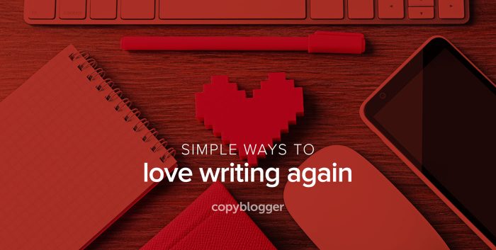 simple ways to love writing again
