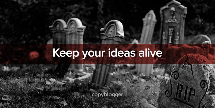 keep your ideas alive