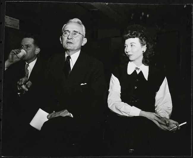 image of Dale Carnegie with his wife Dorothy Price Vanderpool.