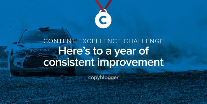 content excellence challenge: here's to a year of consistent improvement
